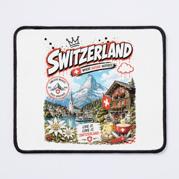 Item preview, Switzerland Graffiti Streetwear Typography Design designed and sold by AtuqStudio.