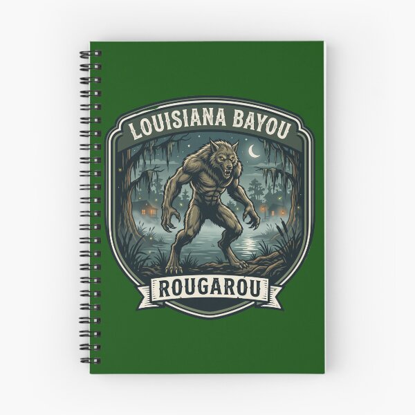 Item preview, Louisiana Bayou – Rougarou | National Park Badge Design designed and sold by ElNiro.