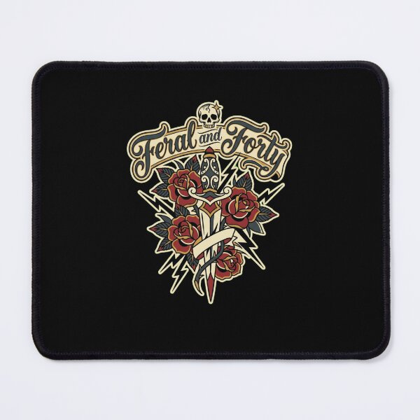 Item preview, Feral and Forty Traditional Tattoo 40th designed and sold by snowry.