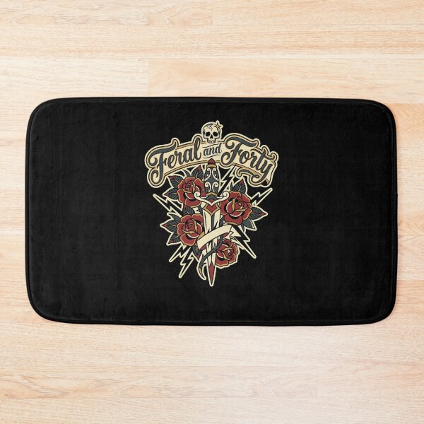 Item preview, Feral and Forty Traditional Tattoo 40th designed and sold by snowry.