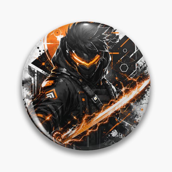 Item preview, Cyberpunk Samurai Ninja designed and sold by SupernovaNote.