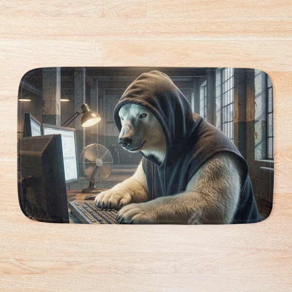 Item preview, Dodgy Polar Bear Hacker designed and sold by Tridentulus.