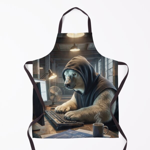 Item preview, Dodgy Polar Bear Hacker designed and sold by Tridentulus.