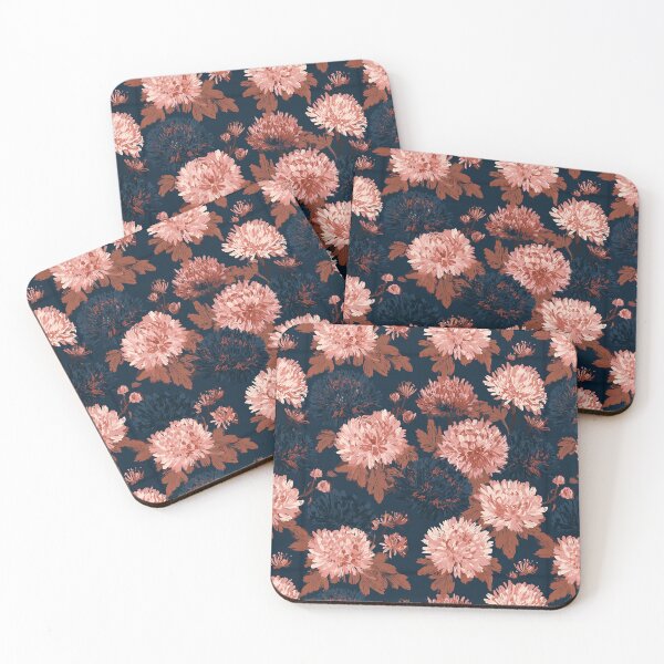 Item preview, Edgy Chrysanthemum Flower  - Botanical Garden Pattern  - Gifts For Wife designed and sold by RoyalStarsPatts.