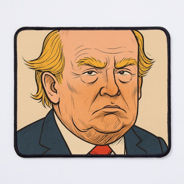 Item preview, The Bald Truth – Political Satire Caricature designed and sold by ORANGEDOOSH.