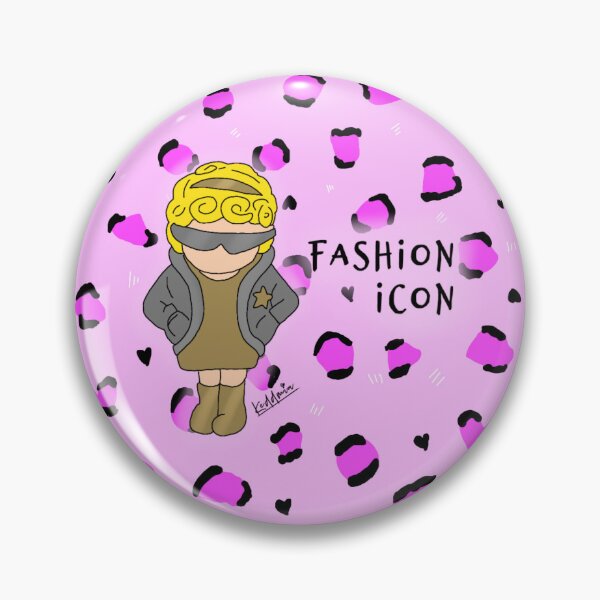 Item preview, Fashion icon Polly animal print by Olga Schembri  designed and sold by Keddmia.
