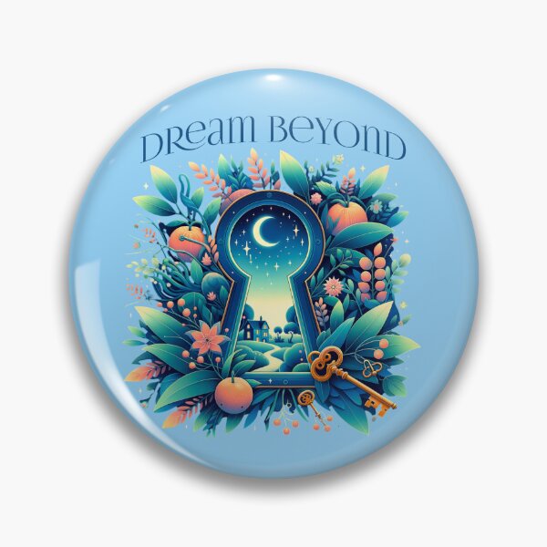 Item preview, Dream Beyond Fantasy Keyhole Cottage | Whimsical Dreamscape Nature Art designed and sold by Sachie's Studio.