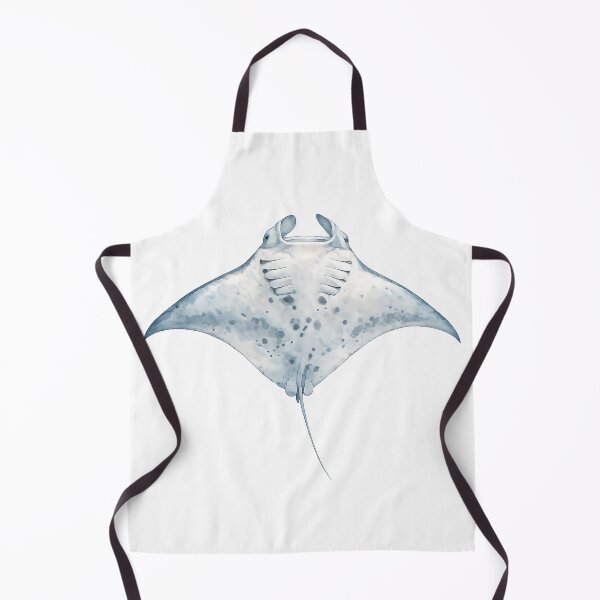 Item preview, Manta Ray Watercolour Illustration designed and sold by Jaruart.
