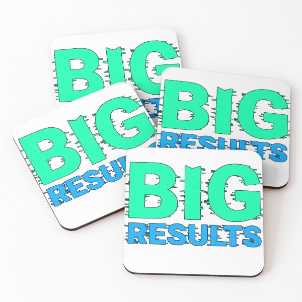 Item preview, Great Neon Results | Gym Glitch Motivational Quote designed and sold by AstronautMerch.