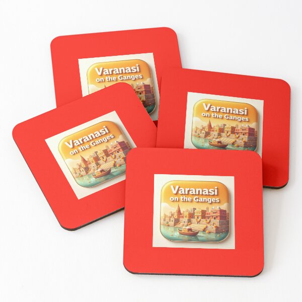 Item preview, Varanasi Ganges Cute 3D Label  Label Text VARANASI INDIA designed and sold by PaintMeWorld.