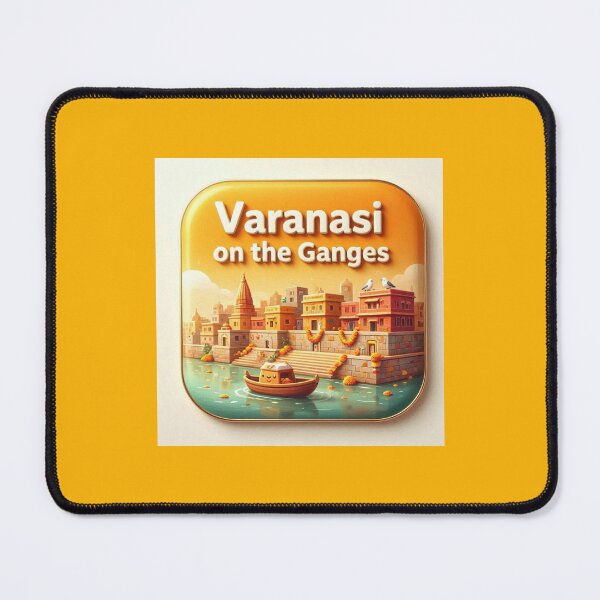 Item preview, Varanasi Ganges Cute 3D Label  Label Text VARANASI INDIA designed and sold by PaintMeWorld.