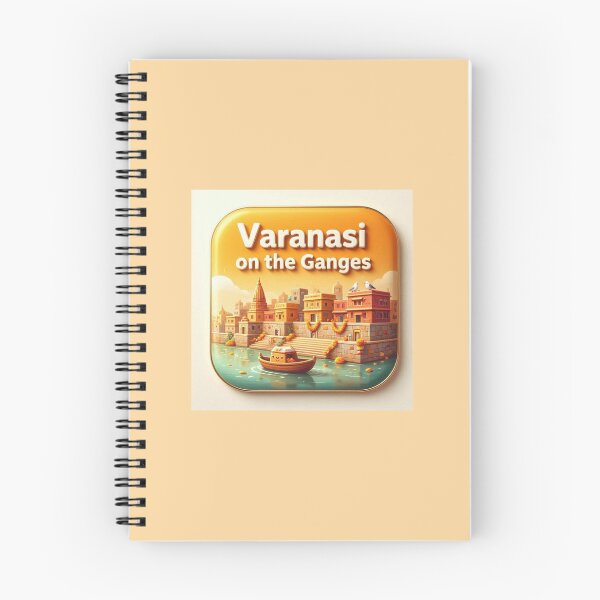 Item preview, Varanasi Ganges Cute 3D Label  Label Text VARANASI INDIA designed and sold by PaintMeWorld.