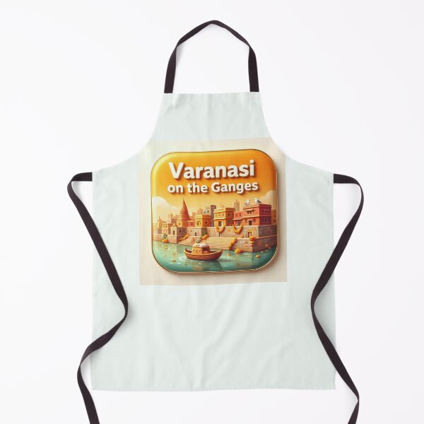 Item preview, Varanasi Ganges Cute 3D Label  Label Text VARANASI INDIA designed and sold by PaintMeWorld.