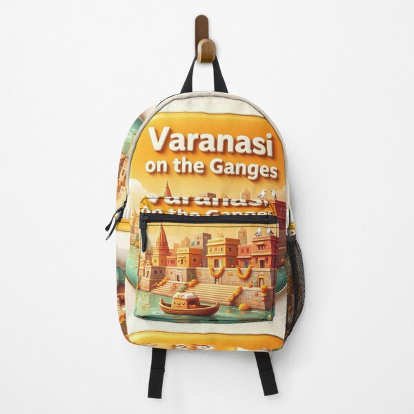 Item preview, Varanasi Ganges Cute 3D Label Label Text VARANASI INDIA designed and sold by PaintMeWorld.