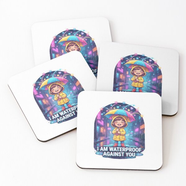 Item preview, I Am Waterproof Against You Rain Sticker Souvenir Summer Edition designed and sold by Imaginarium of Chaos falcon88 .