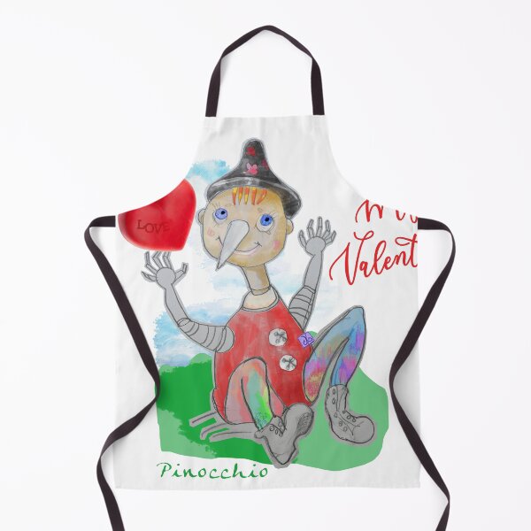 Item preview, Be My Valentine, Playing Wood PINOCCHIO (Original Drawing by ACCI) designed and sold by VanyssaGraphics.
