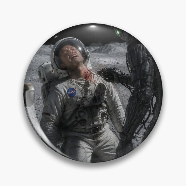 Item preview, Astronaut assimilated on the moon designed and sold by WiseBow.