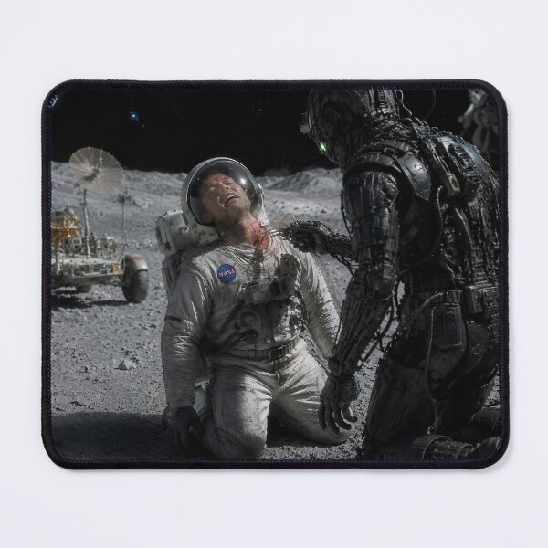 Item preview, Astronaut assimilated on the moon designed and sold by WiseBow.