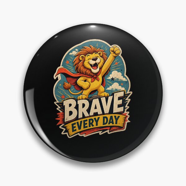 Item preview, Brave Little Lion designed and sold by FreshPixelArt.