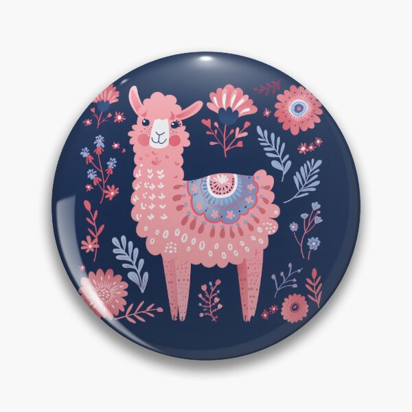 Item preview, Scandinavian Folk Art, Floral Alpaca designed and sold by xiao xuans.
