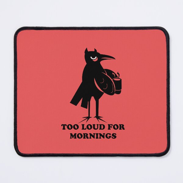 Item preview, Gothic rock - a crow drinking coffee designed and sold by beboplab.