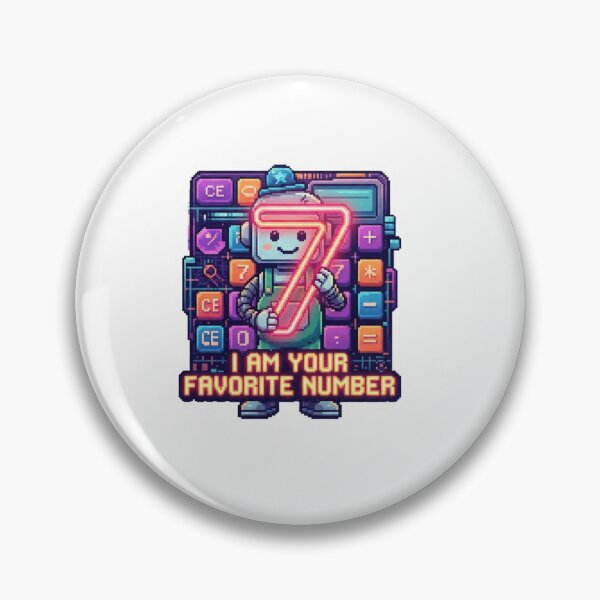 Item preview, I Am Your Favorite Number Sticker designed and sold by Imaginarium of Chaos falcon88 .
