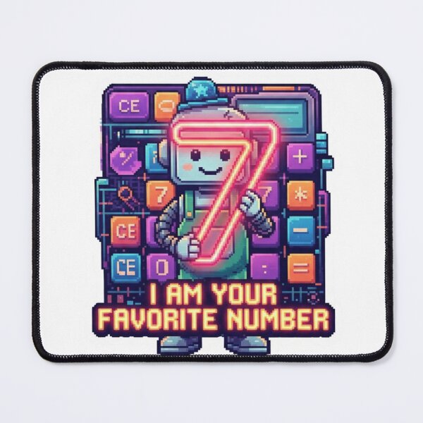 Item preview, I Am Your Favorite Number Sticker designed and sold by Imaginarium of Chaos falcon88 .