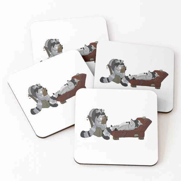 Item preview, Racoon Therapist designed and sold by Rotten Core Art.