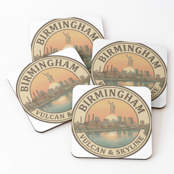 Item preview, Diseño de viajes vintage Vulcan y Skyline de Birmingham, Alabama designed and sold by CKaracaCrafted.