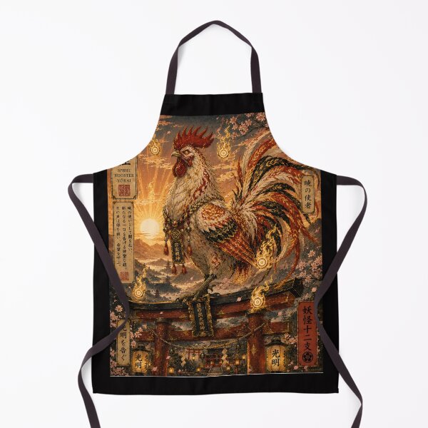 Item preview, Spirit Rooster – Herald of the First Dawn | Yokai Zodiac Collection designed and sold by KMChronicles.