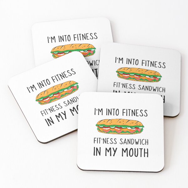 Item preview, Funny Fitness Sandwich Pun designed and sold by Sartoris Art.