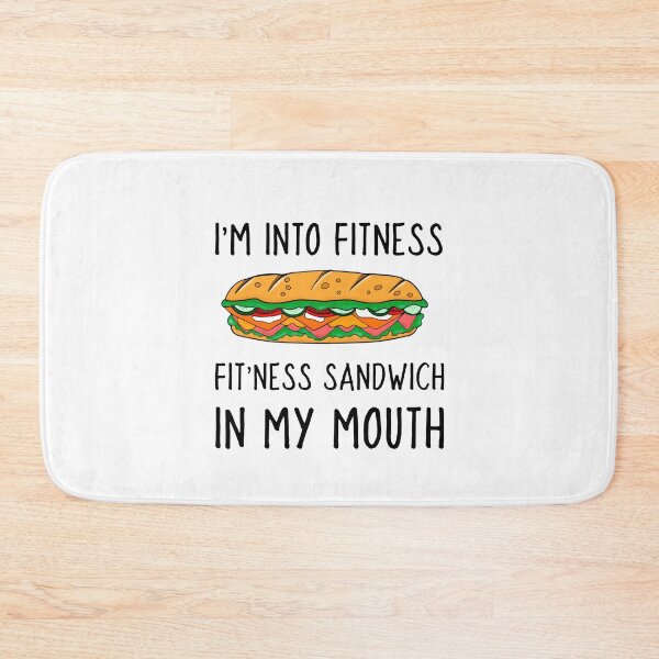 Item preview, Funny Fitness Sandwich Pun designed and sold by Sartoris Art.