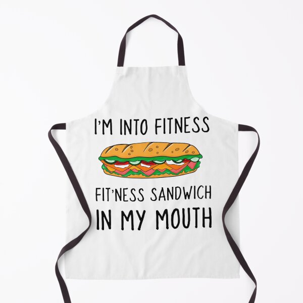Item preview, Funny Fitness Sandwich Pun designed and sold by Sartoris Art.