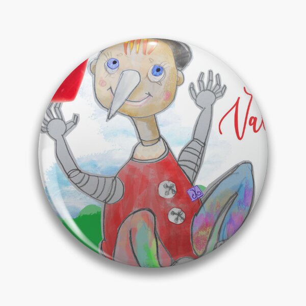 Item preview, Be My Valentine, Playing Wood PINOCCHIO (Original Drawing by ACCI) designed and sold by VanyssaGraphics.