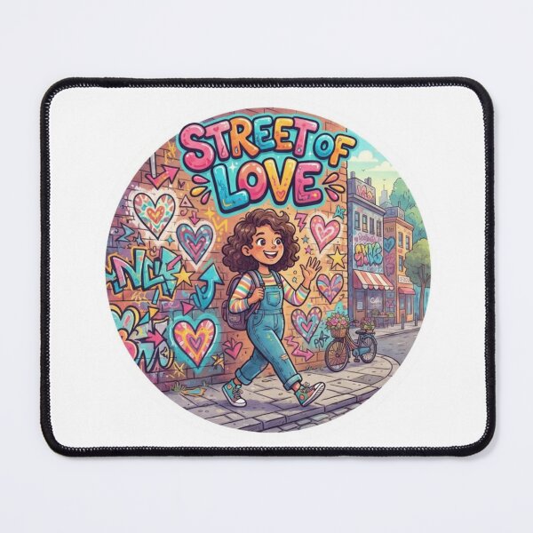Item preview, Street Of Love Graffiti Sticker designed and sold by Imaginarium of Chaos falcon88 .