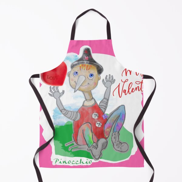 Item preview, Be My Valentine, Playing Wood PINOCCHIO (Original Drawing by ACCI) designed and sold by VanyssaGraphics.