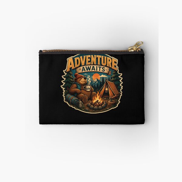 Item preview, Camping Bear designed and sold by FreshPixelArt.