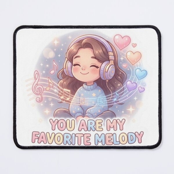 Item preview, You Are My Favorite Melody Sticker designed and sold by Imaginarium of Chaos falcon88 .