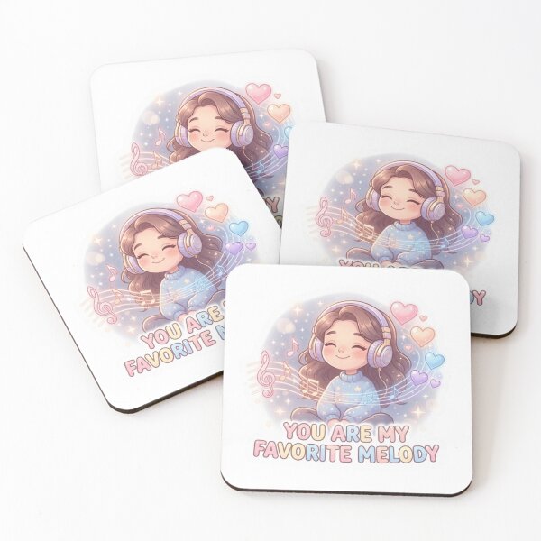 Item preview, You Are My Favorite Melody Sticker designed and sold by Imaginarium of Chaos falcon88 .
