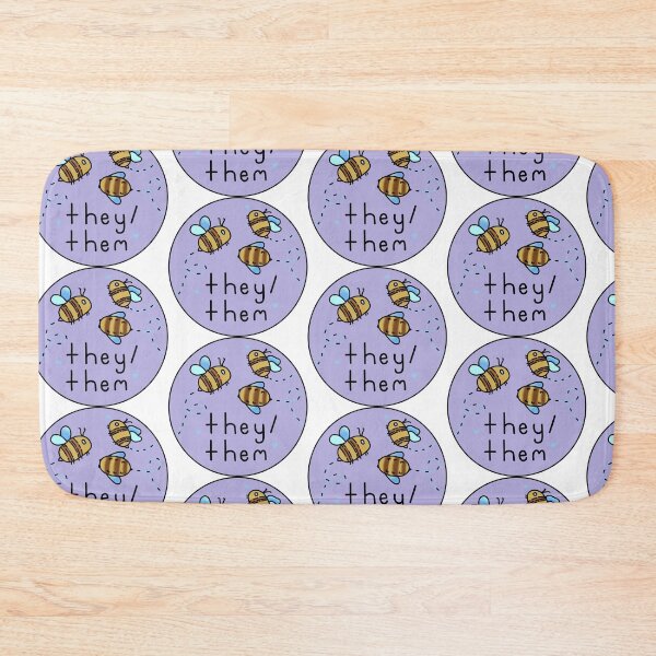 Item preview, They/Them Pronouns Bee designed and sold by 88cranes.