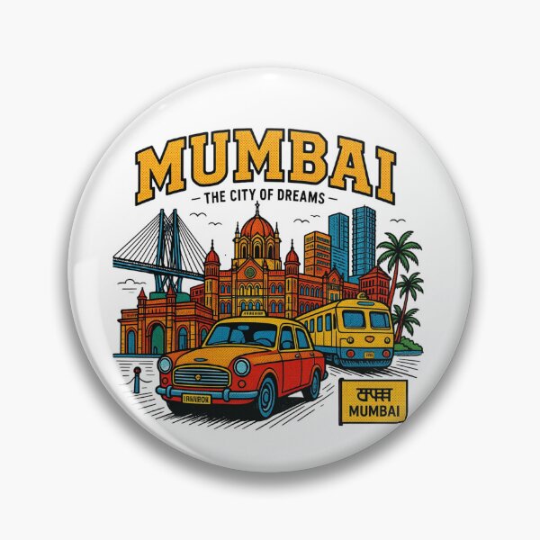 Item preview, Copy of Mumbai – The City of Dreams | Taj Mahal Palace, CSMT, Sea Link & Vintage Taxi Graphic T-Shirt | India Travel Streetwear ver 17 designed and sold by mndesignworx.
