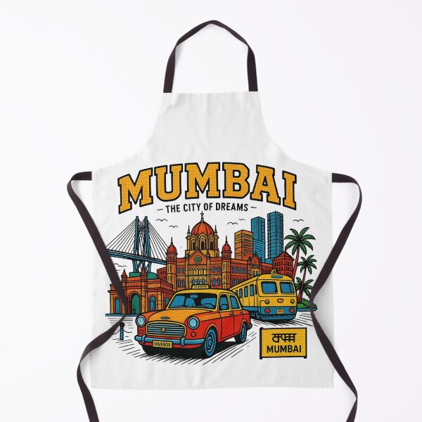 Item preview, Copy of Mumbai – The City of Dreams | Taj Mahal Palace, CSMT, Sea Link & Vintage Taxi Graphic T-Shirt | India Travel Streetwear ver 17 designed and sold by mndesignworx.