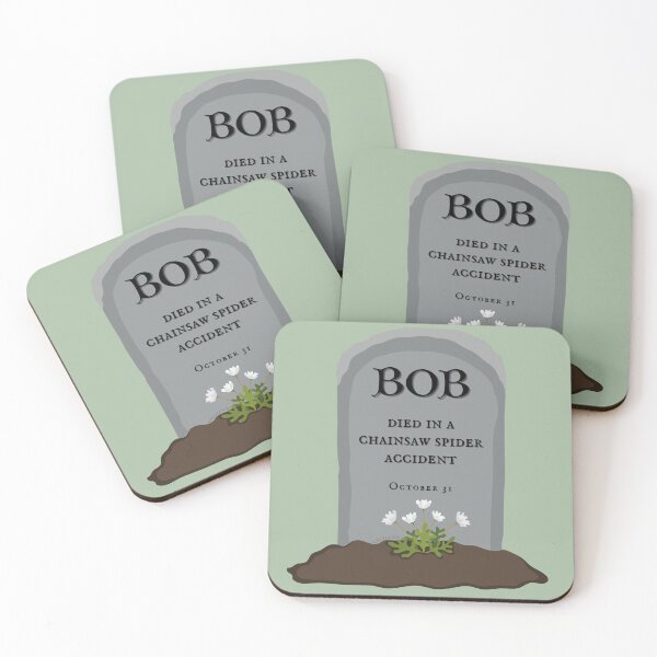 Item preview, bob's headstone from a tragic halloween accident designed and sold by liliianna.