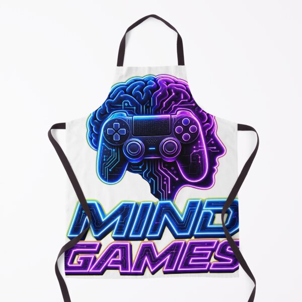 Item preview, MIND GAMES Neon Gaming | Cyberpunk Controller Brain Design designed and sold by Ahmed Nedji.