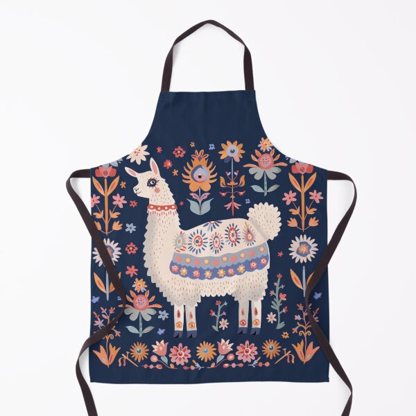 Item preview, Scandinavian Folk Art, Floral Alpaca designed and sold by xiao xuans.
