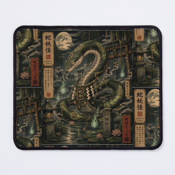 Item preview, Serpent Yokai – Keeper of the Sacred Marsh | Yokai Zodiac Collection designed and sold by KMChronicles.