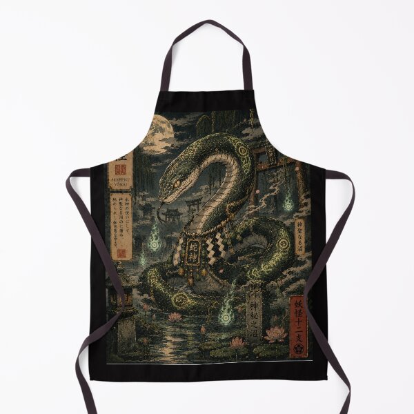 Item preview, Serpent Yokai – Keeper of the Sacred Marsh | Yokai Zodiac Collection designed and sold by KMChronicles.