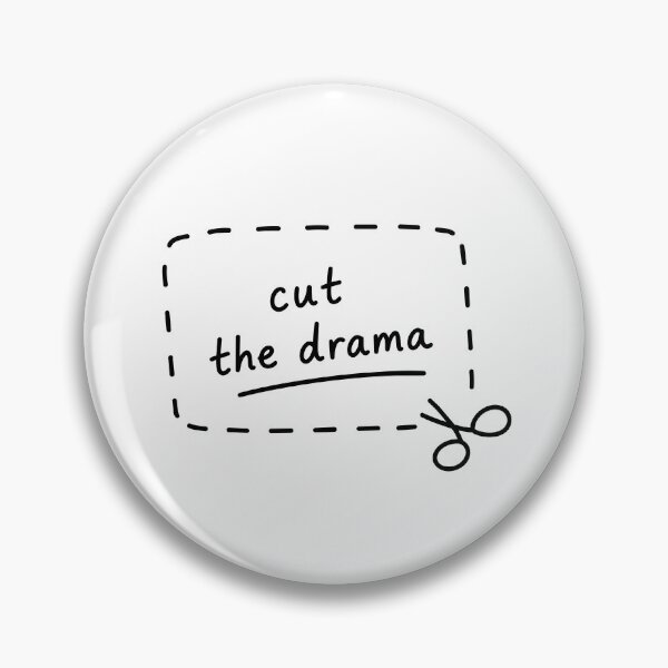 Item preview, Cut the Drama Doodle designed and sold by Yael Weiss.