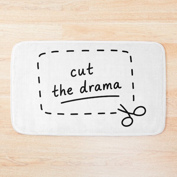 Item preview, Cut the Drama Doodle designed and sold by Yael Weiss.
