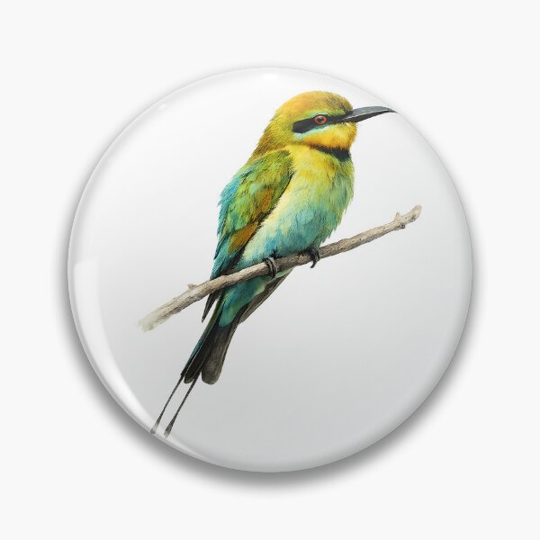 Item preview, Rainbow Bee-eater Watercolour Illustration designed and sold by Jaruart.